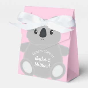 Koala Bear Baby Shower Girl Geschenkschachtel