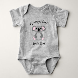 Koala Bear Baby Shower Green Gender Neutral Baby Strampler