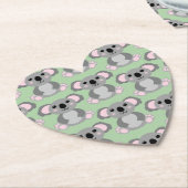 Koala Bear Baby Shower Green Gender Neutral Untersetzer (angewinkelt)