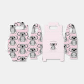 Koala Bear Baby Shower Pink Girl Geschenkschachtel (Ungefaltet)