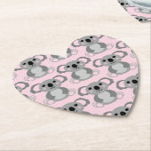 Koala Bear Baby Shower Pink Girl Untersetzer (angewinkelt)