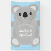 Koala Bear Babydusche Banner (Vertikal)