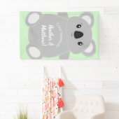 Koala Bear Babydusche Banner (Insitu)