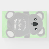 Koala Bear Babydusche Banner (Horizontal)