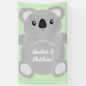 Koala Bear Babydusche Banner (Vertikal)