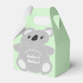 Koala Bear Babydusche Geschenkschachtel (Rückseite)