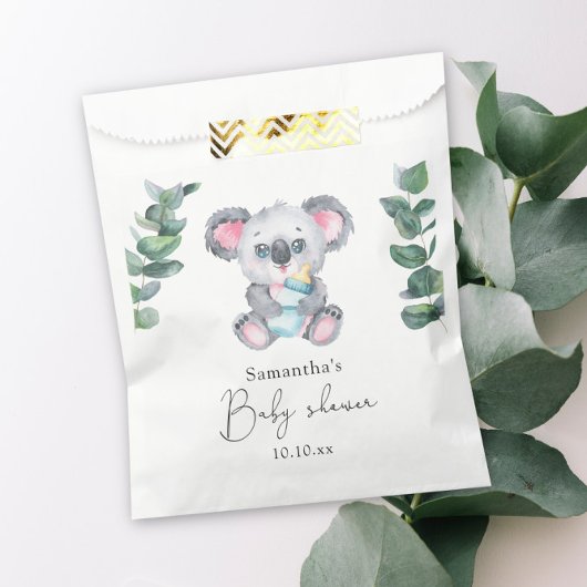 Koala Bear Babydusche Geschenktütchen