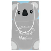 Koala Bear Babydusche Kleine Geschenktüte (Vorderseite)
