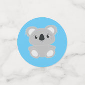 Koala Bear Babydusche Konfetti (Klein Vorderseite)