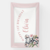 Koala Bear Birthday Banner (Vertikal)