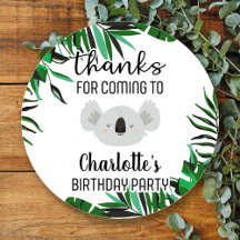 Koala Bear Birthday Sticker