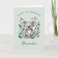 Koala Bear Boys 1. Geburtstags-Party