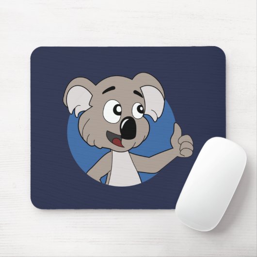 Koala bear cartoon mouse pad mousepad (Mit Mouse)