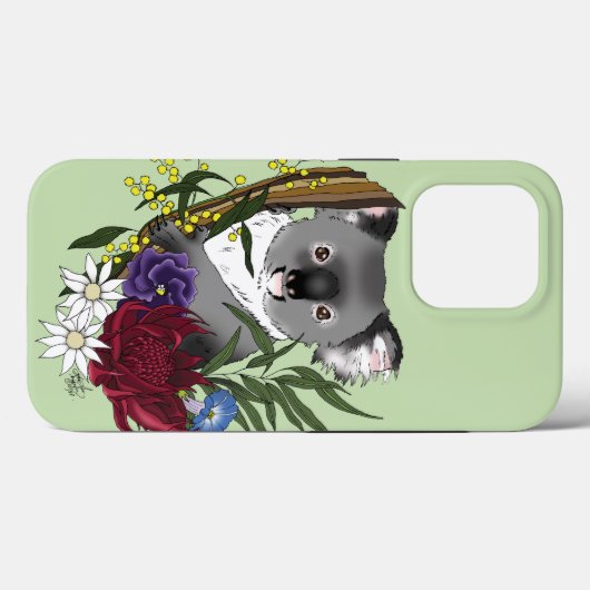 Koala Bear Case-Mate iPhone Hülle (Rückseite (Horizontal))