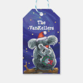 Koala Bear Christmas Geschenkanhänger (Rückseite)