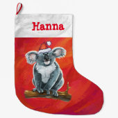 Koala Bear Christmas Großer Weihnachtsstrumpf (Vorderseite)