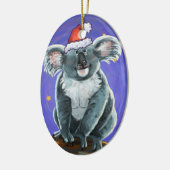 Koala Bear Christmas Keramik Ornament (Links)