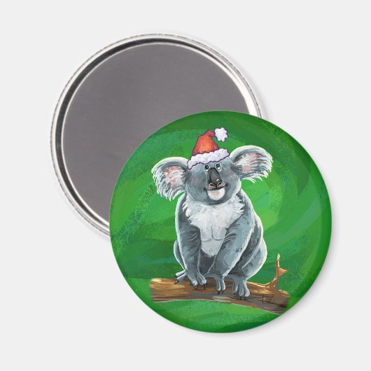 Koala Bear Christmas Magnet (Vorderseite/Rückseite)