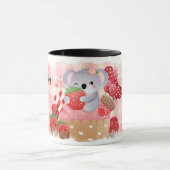 Koala Bear Cupcake Kid's Valentine-Tasse Tasse (Zentrum)