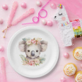 Koala Bear cute birthday Pappteller (Party)