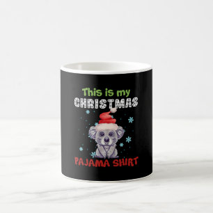 Koala Bear Das ist mein Weihnachts-Pajama-Shirt Kaffeetasse