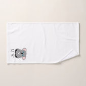 Koala Bear Design Monogrammed Badhandtuch Set (Handtuch)