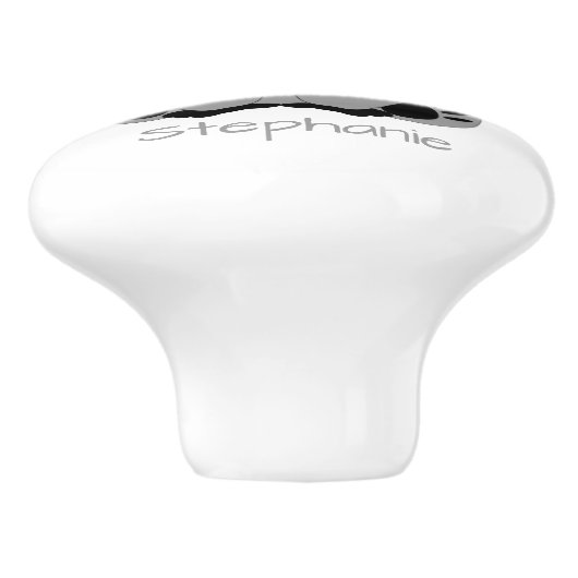 Koala Bear Design Personalised Keramikknauf (Seitenansicht)