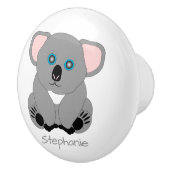 Koala Bear Design Personalised Keramikknauf (Rechts)