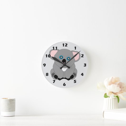 Koala Bear Design Runde Wanduhr (Zuhause)