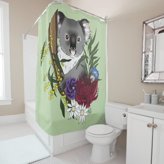 Koala Bear Duschvorhang (Beispiel)