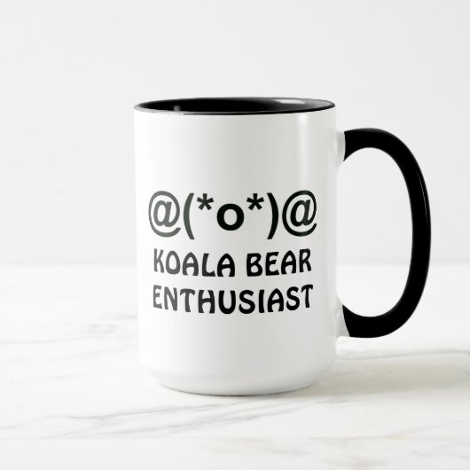 Koala Bear Enthusiast Ringer Tasse (Rechts)