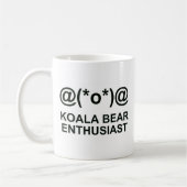 Koala Bear Enthusiasten Kaffeetasse (Links)