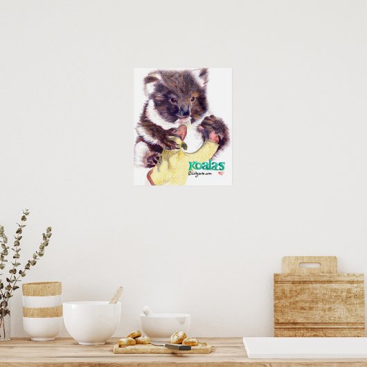 Koala Bear Fine Art Print and Poster (Küche)