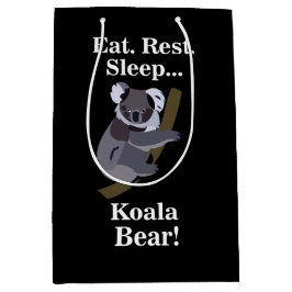 Koala Bear Funny Mittlere Geschenktüte