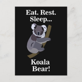 Koala Bear Funny Postkarte