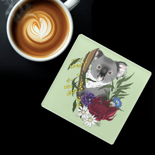 Koala Bear Glasuntersetzer