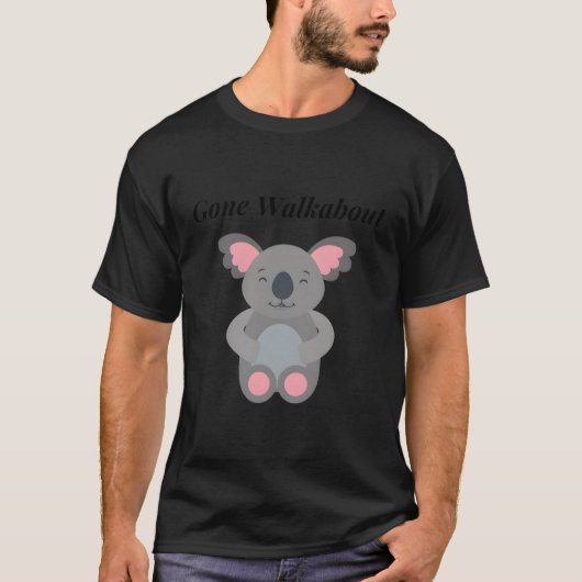 Koala Bear Gone Walkabout und T-Shirt (Vorderseite)