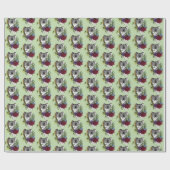 Koala Bear Green Geschenkpapier (Flach)