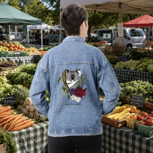 Koala Bear Green Jeansjacke