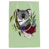 Koala Bear Green Mittlere Geschenktüte (Vorderseite)
