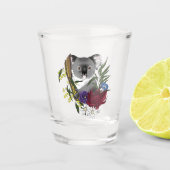 Koala Bear Green Schnapsglas (Vorderseite)