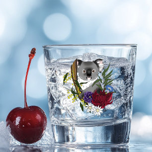 Koala Bear Green Schnapsglas