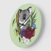 Koala Bear Große Wanduhr (Winkel)