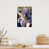 Koala Bear Holding a Koala Bear Poster (Küche)