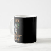 Koala Bear I Give Top Koality Hugs Koalas Kaffeetasse (Vorderseite Links)