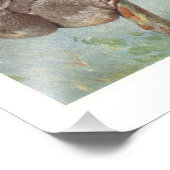 Koala Bear in Baumillustrierung Fotodruck (Ecke)