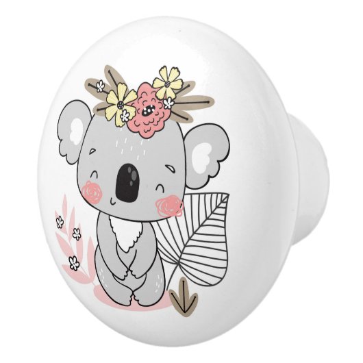Koala Bear Keramik Knob Keramikknauf (Rechts)
