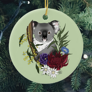 Koala Bear Keramik Ornament