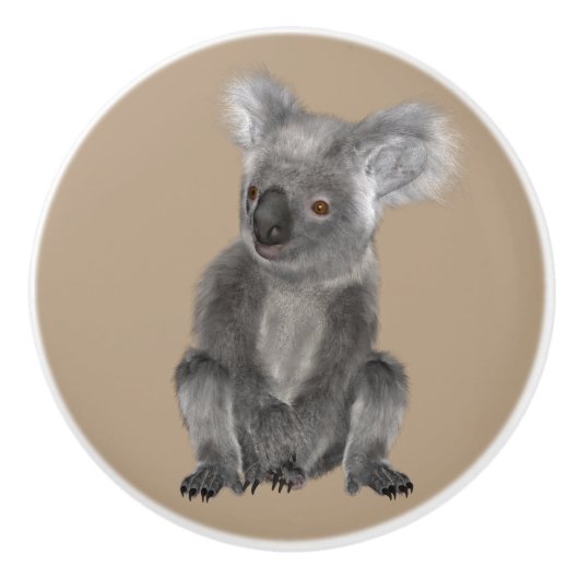 Koala Bear Keramikknauf (Vorderseite)