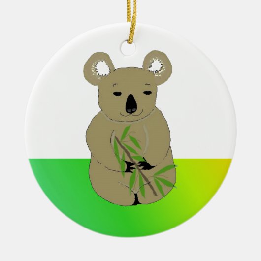 Koala Bear Keramikornament (Vorne)
